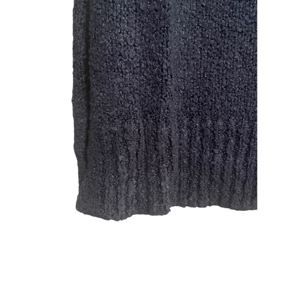 LOFT Womens XL Long Black Sleeveless Front Pockets Cardigan Sweater - Picture 4 of 6